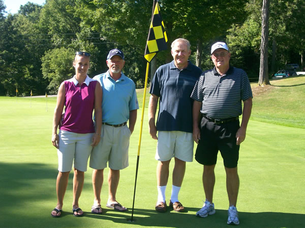 (Left to Right) Jami Smith (Ladies), Terry Smith (Seniors), Mark Young (Mens), John Heffner (Super Seniors)